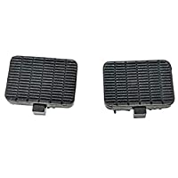Milenco 1953 Almohadillas para Espejos de Coche- Negro- Set de 2